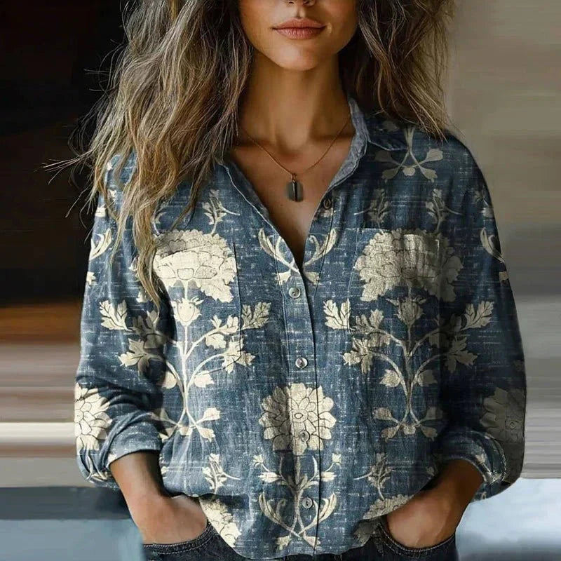 Harper | Boho-Inspired Printed Blouse