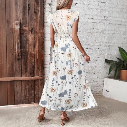 Edz | Graceful Collared Maxi