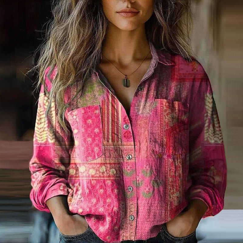 Harper | Boho-Inspired Printed Blouse