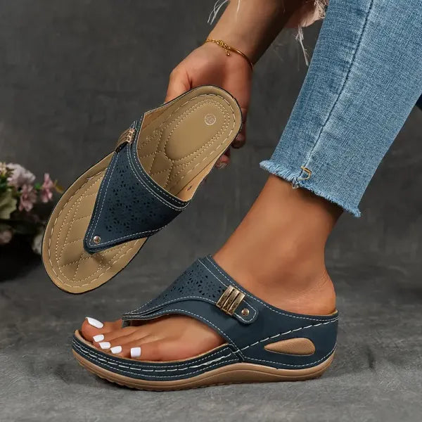 Ella Luxe Comfort Sandals | Effortless Elegance & Support