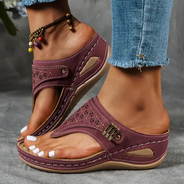 Ella Luxe Comfort Sandals | Effortless Elegance & Support