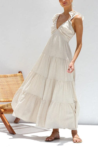 ALESSIA™ | Elegant Maxi Dress with Ruffles