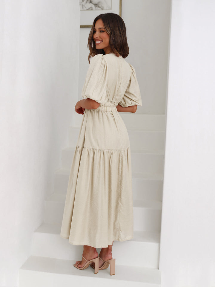 Enola | Puff Sleeves Dress