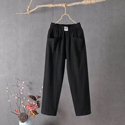 MAIA™ - CLASSIC LINEN BLEND TROUSERS