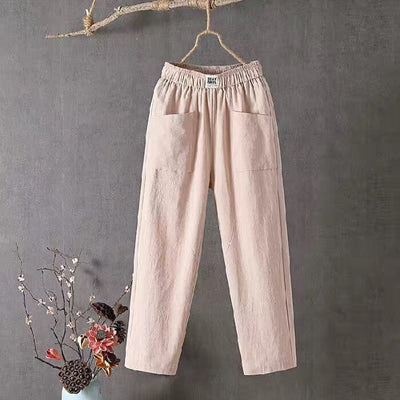 MAIA™ - CLASSIC LINEN BLEND TROUSERS