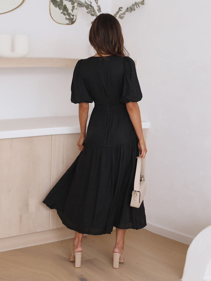 Enola | Puff Sleeves Dress