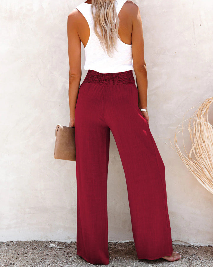 JAI | Linen Pants With High Waist