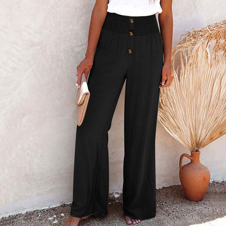 JAI | Linen Pants With High Waist