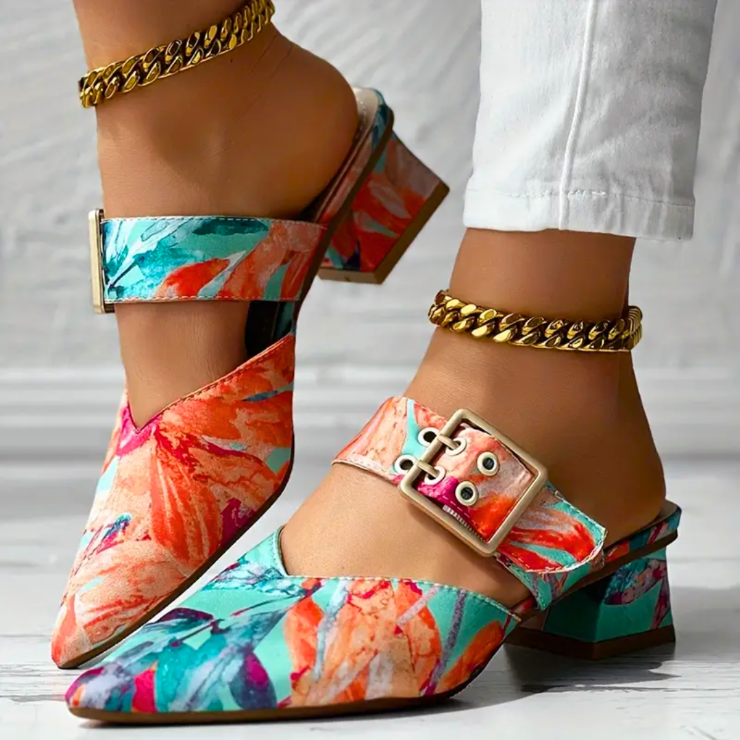 Celeste Charm | Timeless Colourful Heels