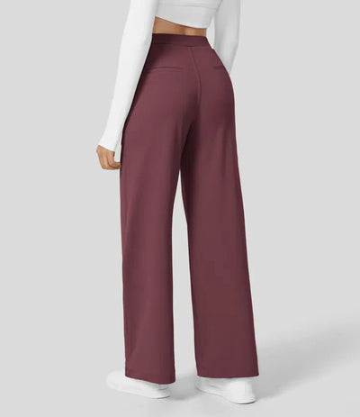 Clara Flex™ - Pleated Stretch Fabric Pants