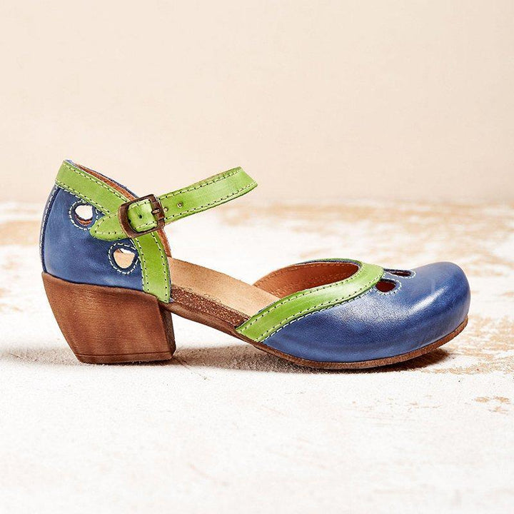 Amanda - Comfortable Low-Heeled Sandals