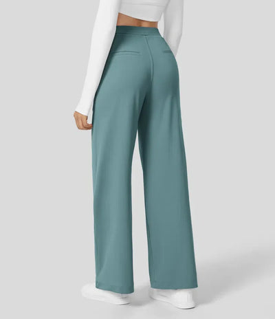 Clara Flex™ - Pleated Stretch Fabric Pants