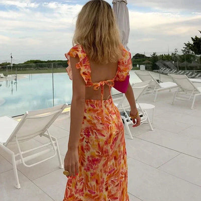 Stylish Long Summer Dress | Brianna