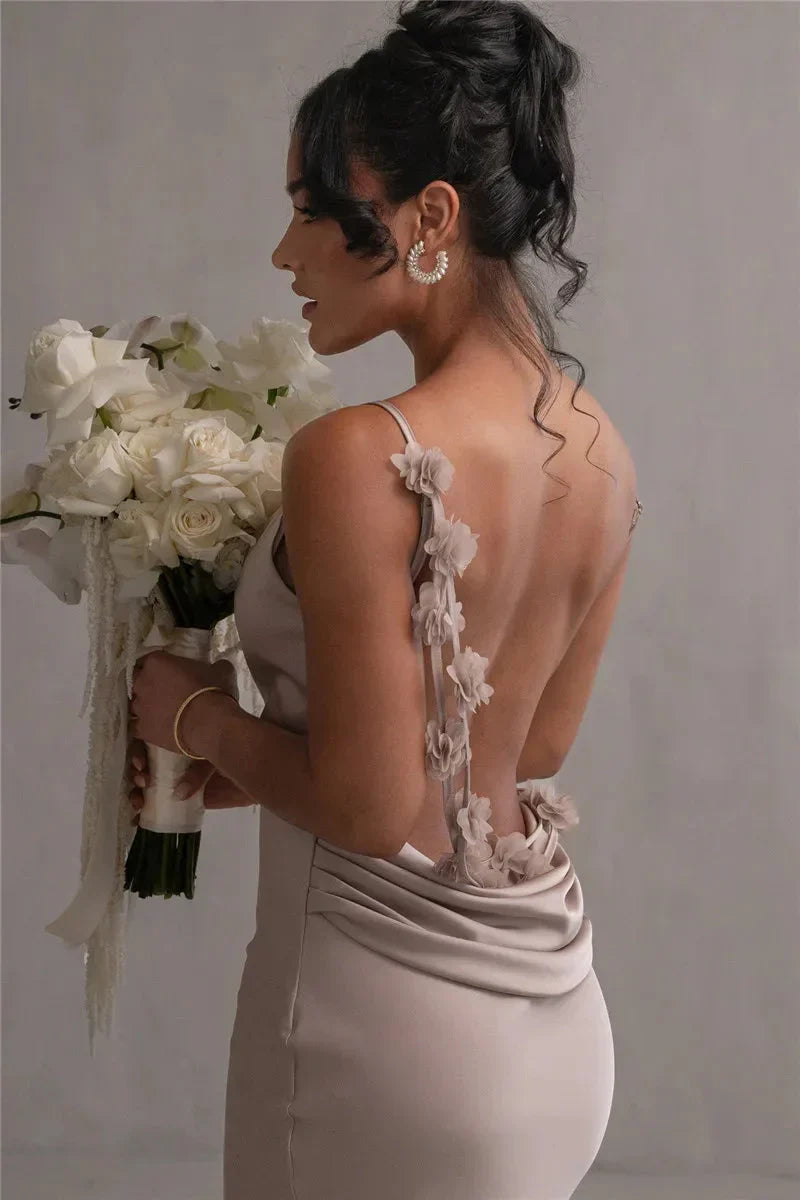 Cassiane™ | Satin Flower Dress