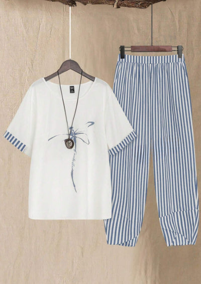 Debra™ | EFFORTLESS CHIC SHIRT AND PANT SET