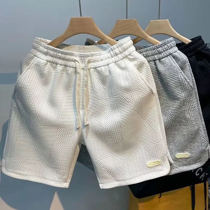 Harper | Herringbone Summer Shorts