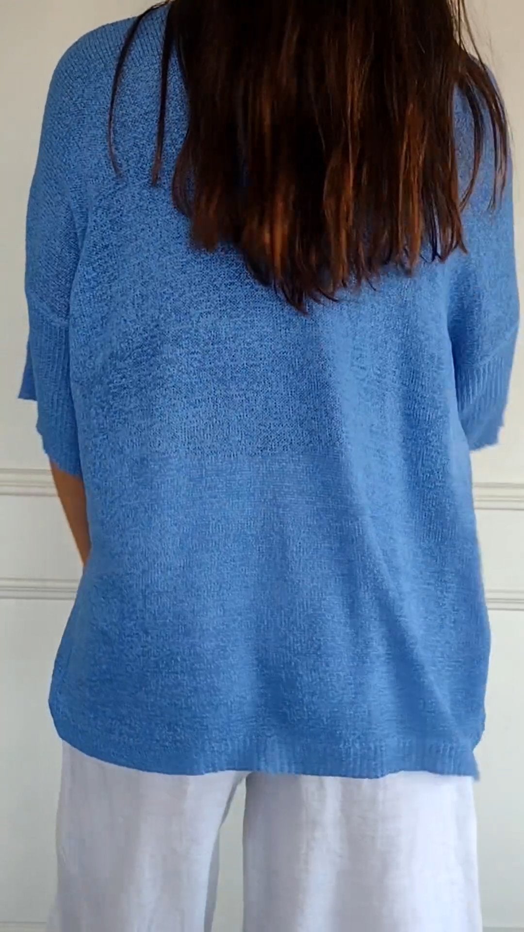 Alexa Knit Top with V-neck