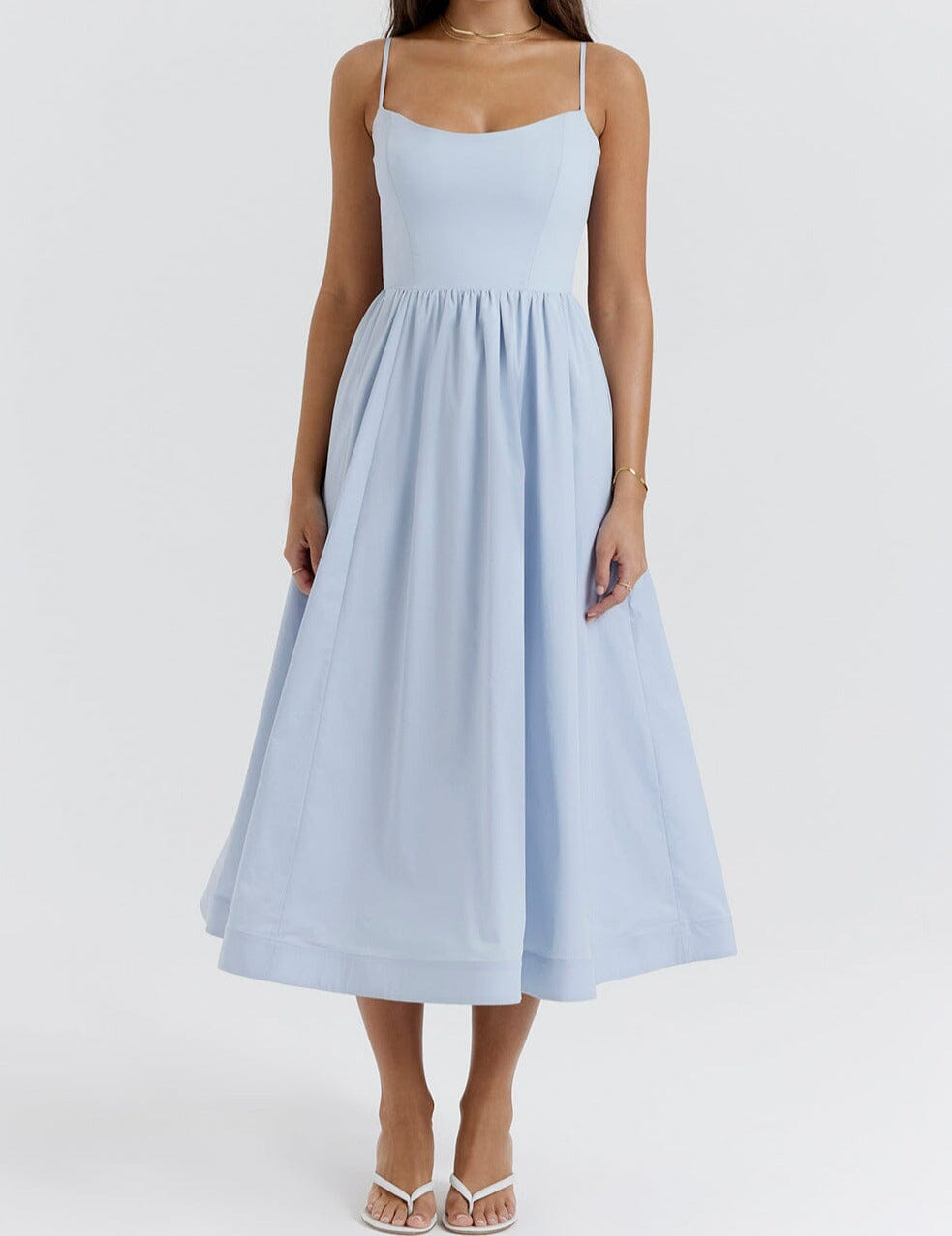 ALESSIA | Elegant Dress with Skirt Detailing