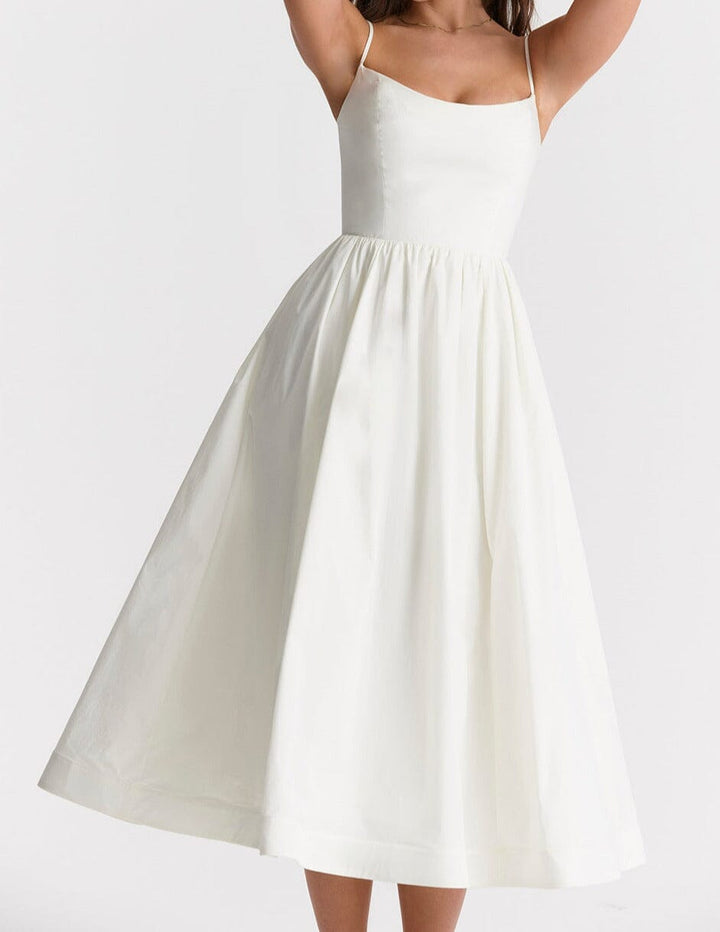 ALESSIA | Elegant Dress with Skirt Detailing