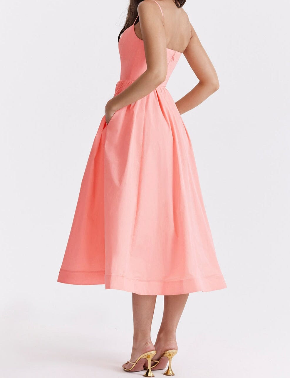 ALESSIA | Elegant Dress with Skirt Detailing