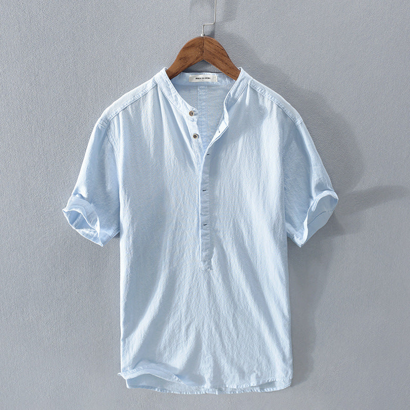 Giancarlo™ | Linen Short-Sleeve Shirt