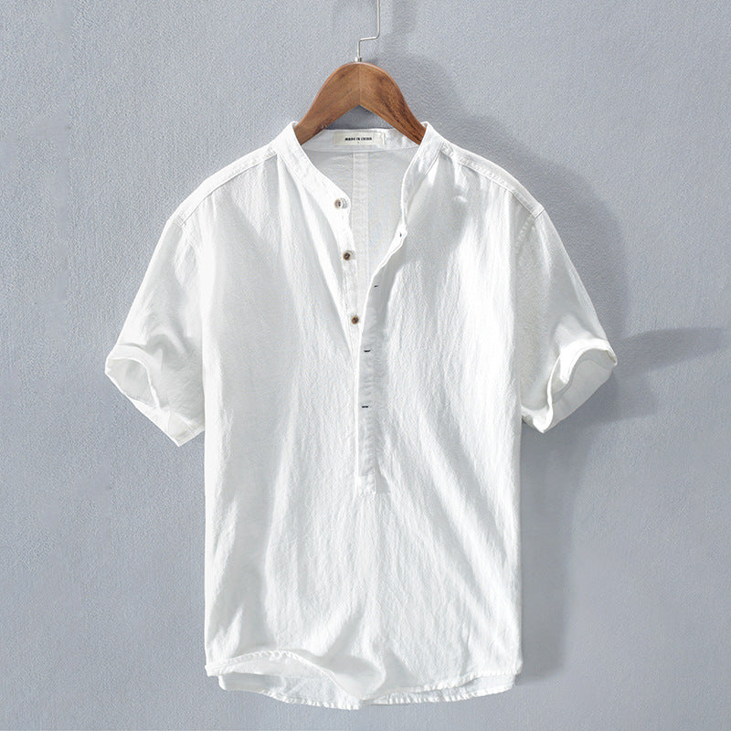 Giancarlo™ | Linen Short-Sleeve Shirt