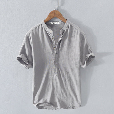 Giancarlo™ | Linen Short-Sleeve Shirt