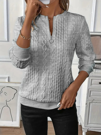 Emma | Textured Knit Pullover